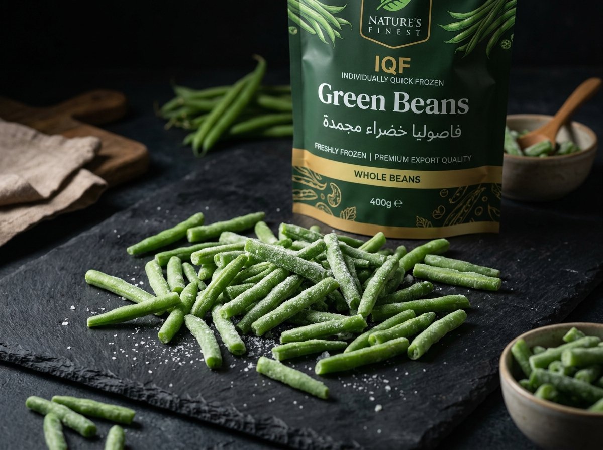IQF Frozen Green Beans - فاصوليا خضراء مجمدة